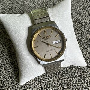 Helbros Two Tone Reference 86943 Y143A Men's Quartz Watch New Battery